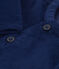 Chemise manches longues bébé en velours extra fin BLEU FONCE