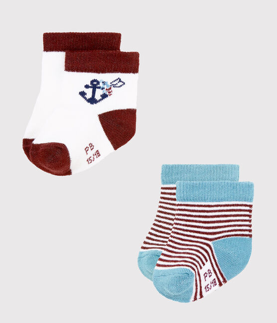 Lot de 2 paires de chaussettes bébé garçon variante 3