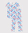 Pyjama enfant en coton blanc MARSHMALLOW/blanc MULTICO