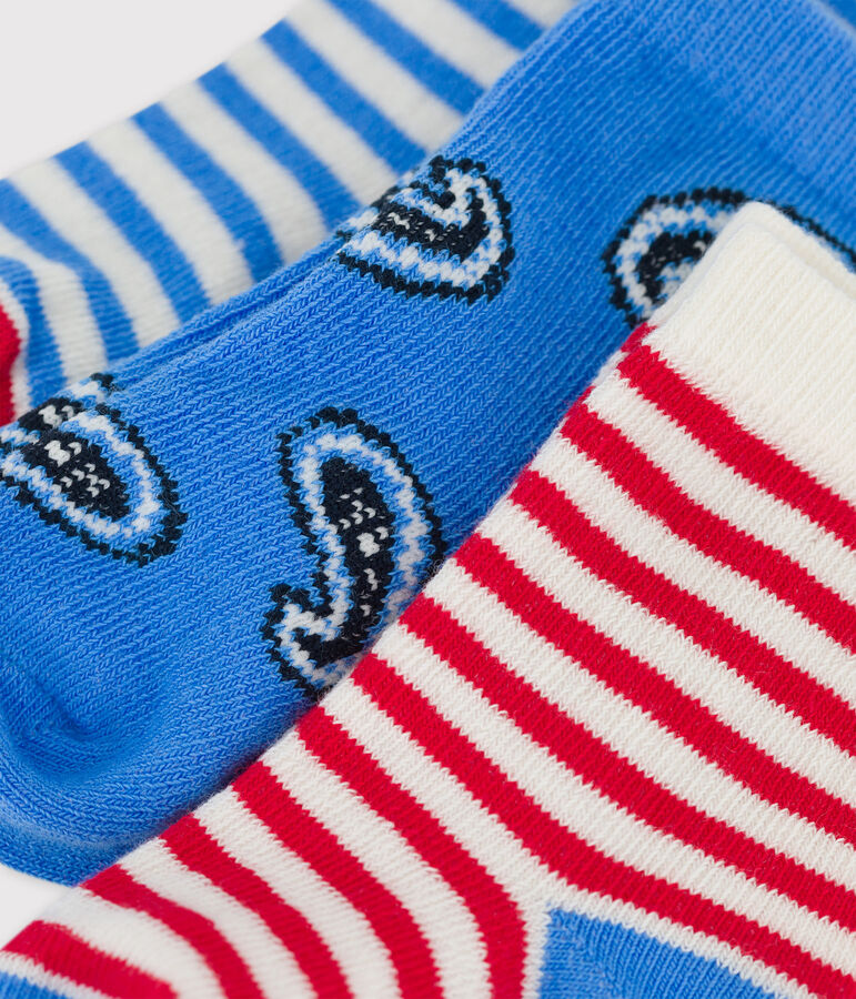 Lot de 3 paires de chaussettes b&eacute;b&eacute; multicouleur