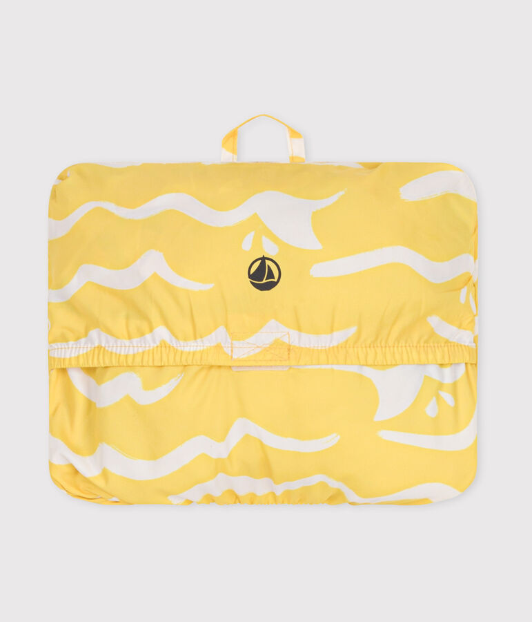 COUPE-VENT ULTRA L&Eacute;GER ENFANT jaune ORGE/blanc MARSHMALLOW