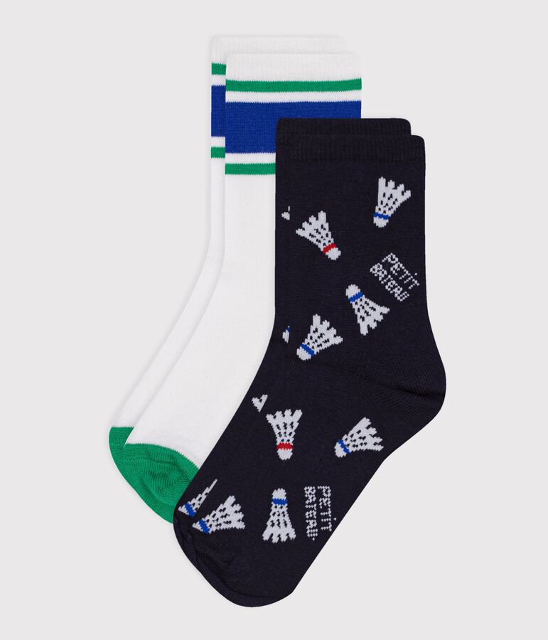 2 paires de chaussettes enfant en coton volants variante 1