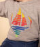 Sweatshirt en molleton bébé gris CHATON CHINE