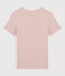 T-shirt col rond iconique en coton Femme rose GLOVE