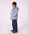 Doudoune enfant imprim&eacute;e c&oelig;urs violet/multicouleur