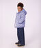 Doudoune enfant imprim&eacute;e c&oelig;urs violet/multicouleur