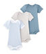 Lot de 3 bodies bébé garçon manches courtes