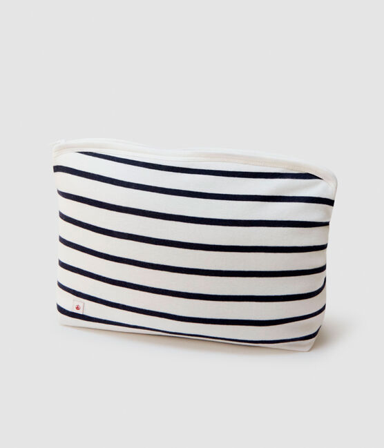Trousse marinière blanc MARSHMALLOW/bleu SMOKING
