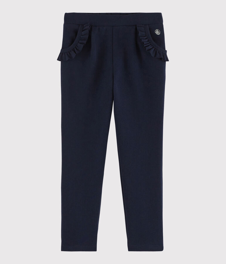 Pantalon de jogging enfant fille bleu
