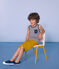 Débardeur enfant garçon bleu SMOKING/blanc MARSHMALLOW