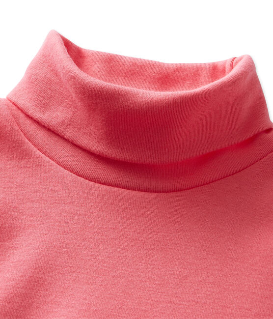 Sous pull enfant uni rose Gelato