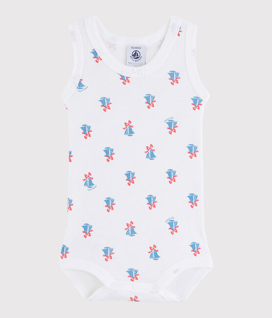 Body sans manches bébé fille blanc ECUME/blanc MULTICO