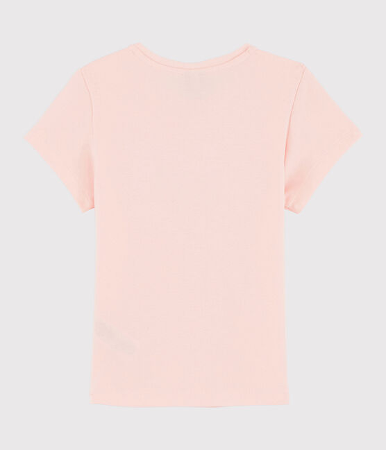 Tee shirt sérigraphié enfant fille rose MINOIS