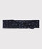 Bandeau enfant fille bleu SMOKING/blanc MULTICO