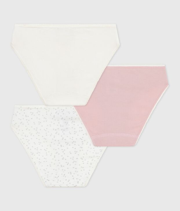 Lot de culottes enfant en coton et &eacute;lasthanne multicouleur