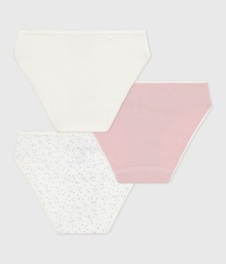 Lot de culottes enfant en coton et &eacute;lasthanne multicouleur