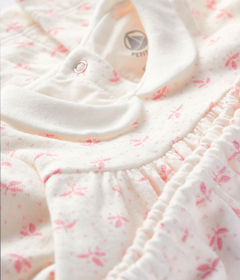 Ensemble 2 pi&egrave;ces b&eacute;b&eacute; fille blanc/rose