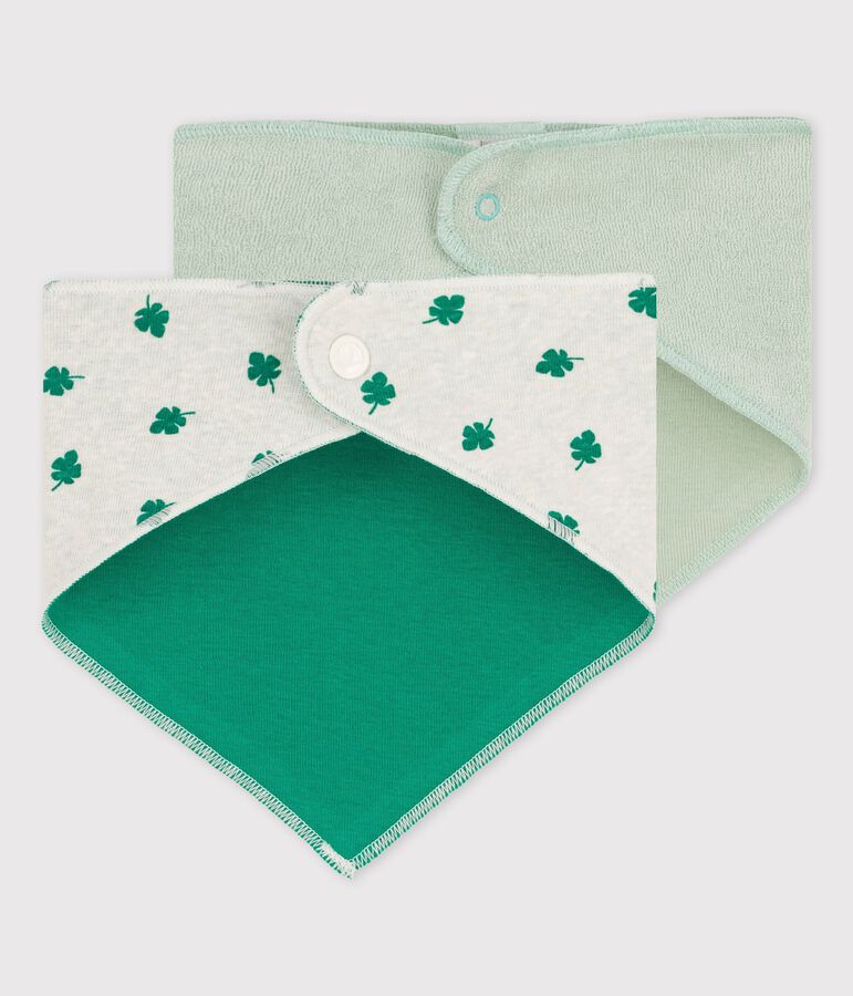 Lot de 2 bandanas b&eacute;b&eacute; multicouleur