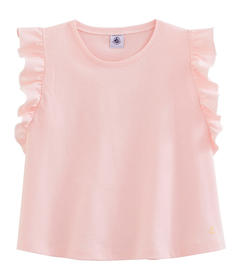 Top enfant fille rose