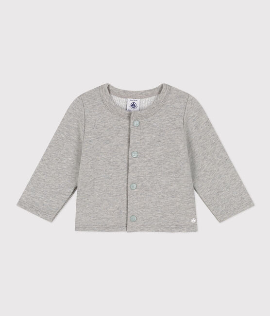Cardigan en molleton bébé gris CHATON CHINE
