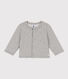 Cardigan en molleton bébé