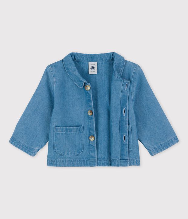 Veste en denim l&eacute;ger bio b&eacute;b&eacute; bleu