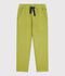 Pantalon enfant en coton vert