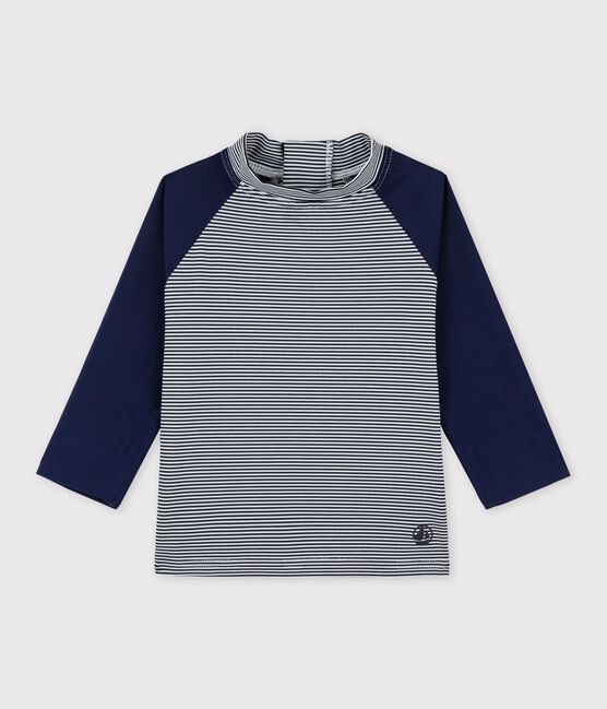 Tee Shirt Anti Uv Ecoresponsable Bebe Fille Garcon Smoking Marshmallow Petit Bateau