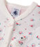 Dors bien bébé fille en tubique imprimé bleu BOCAL/blanc MULTICO