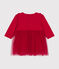 Robe en coton et tulle bébé COULIS
