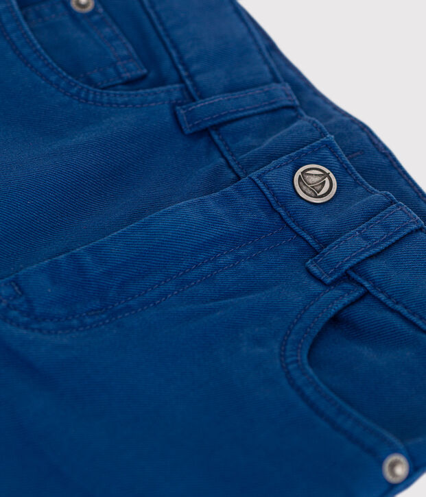 Pantalon droit en denim de couleur enfant gar&ccedil;on bleu