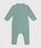 Pyjama en velours bébé vert PAUL