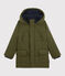 Parka enfant garçon vert MILITARY