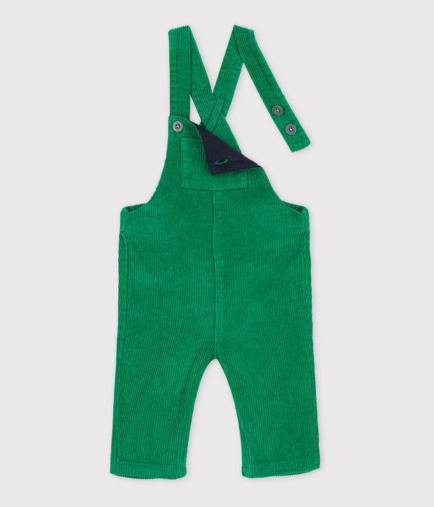 Salopette b&eacute;b&eacute; longue en velours grosses c&ocirc;tes MATCHA