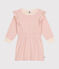 Robe manches longues en tubique enfant fille rose AVALANCHE/ ROSELINE