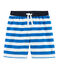 Short de plage enfant garçon bleu RIYADH/blanc MARSHMALLOW