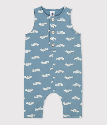 PETIT BATEAU - Combinaison longue bébé imprimée en molleton