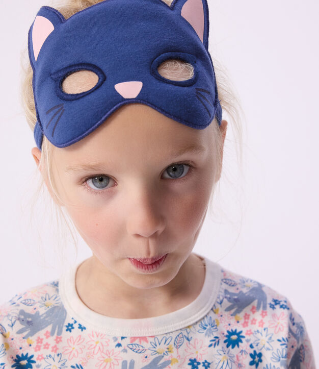 Pyjama d&eacute;guisement enfant en coton imprim&eacute; fleuri blanc/multicouleur