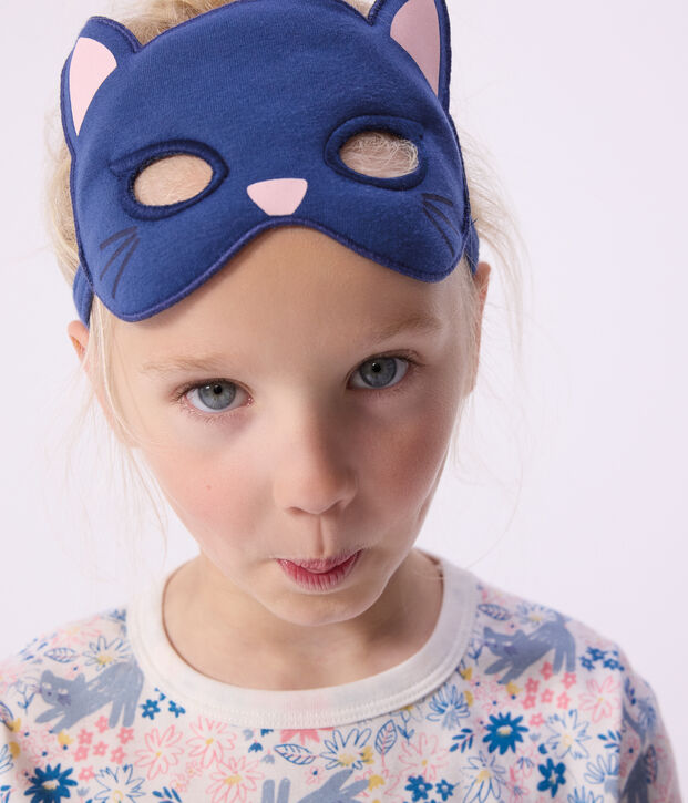 Pyjama d&eacute;guisement enfant en coton imprim&eacute; fleuri blanc/multicouleur