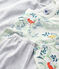 Lot de 2 pyjamas en milleraies et imprimé dinosaures petit garçon en coton variante 1
