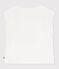 Tee-shirt enfant manches courtes en coton blanc