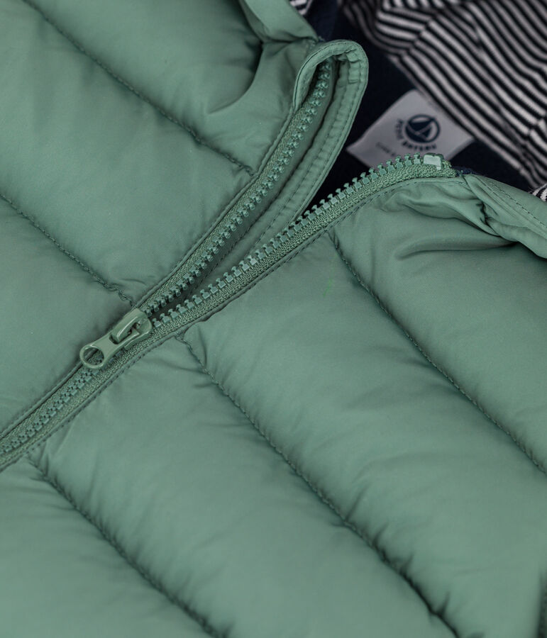 Doudoune recyl&eacute;e b&eacute;b&eacute; vert VALLEE