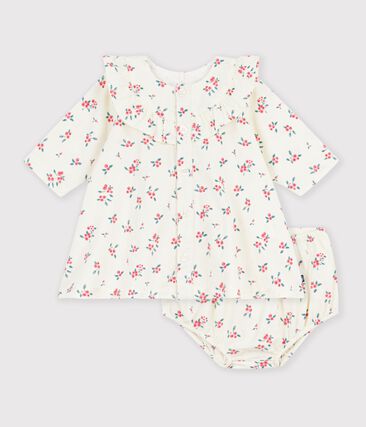Robe bébé en coton imprimé à fleurs