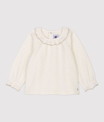 PETIT BATEAU - Blouse en coton bébé.