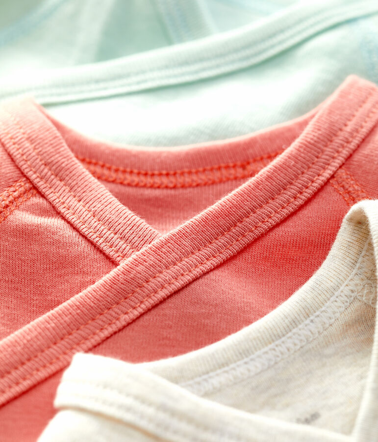 Lot de 3 bodies b&eacute;b&eacute; en coton biologique variante 1