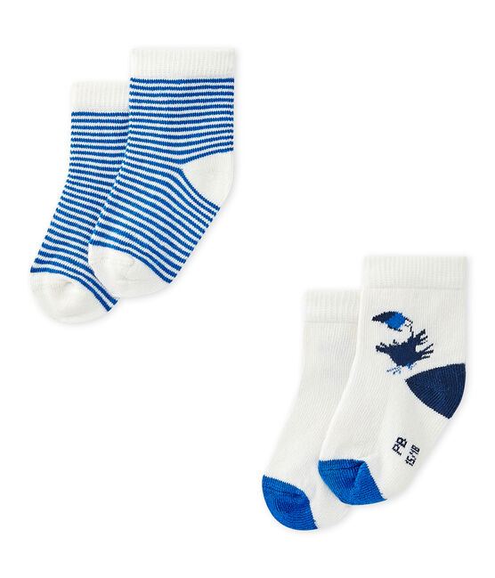 Lot De 2 Paires De Chaussettes Bebe Garcon Petit Bateau