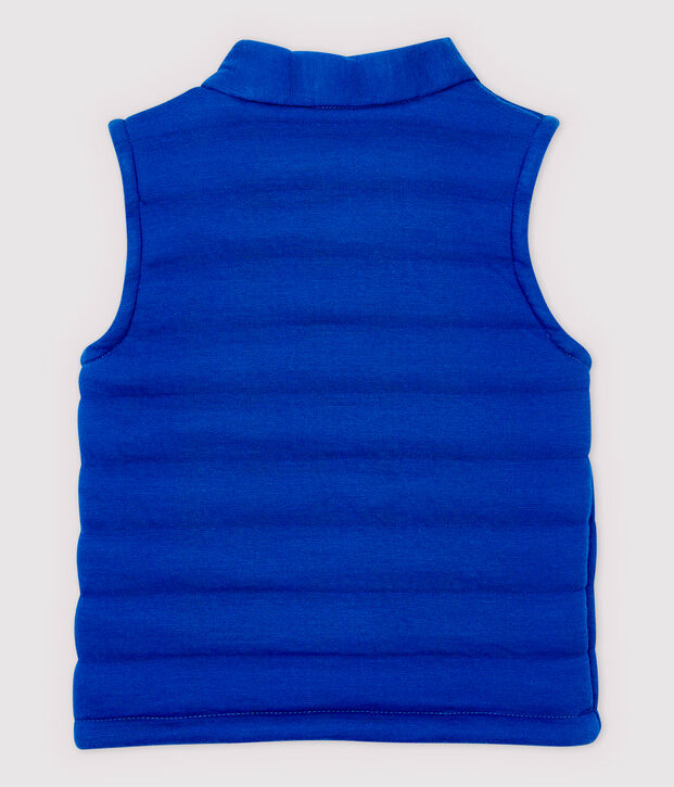 Blouson sans manches b&eacute;b&eacute; gar&ccedil;on bleu