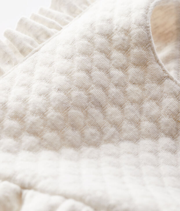 Salopette longue b&eacute;b&eacute; fille beige