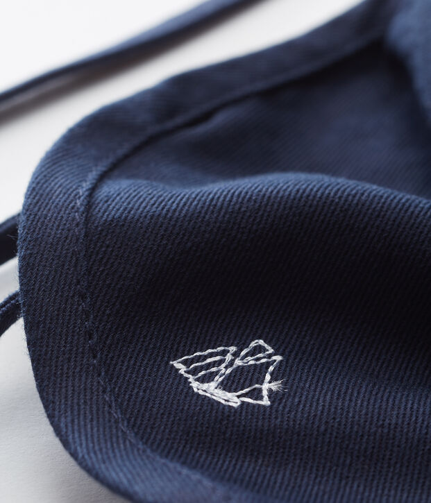 Casquette soleil b&eacute;b&eacute; bleu marine