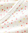 Dors-bien sans pieds à pois bébé fille en coton biologique blanc MARSHMALLOW/blanc MULTICO